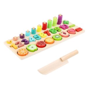 3-1 Number Game & Fruit Puzzle Board