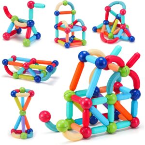 36 PCS Magnet Sticks and Block Toy Set