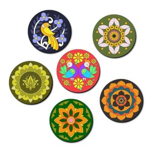 DIY Wooden Coaster Art Set